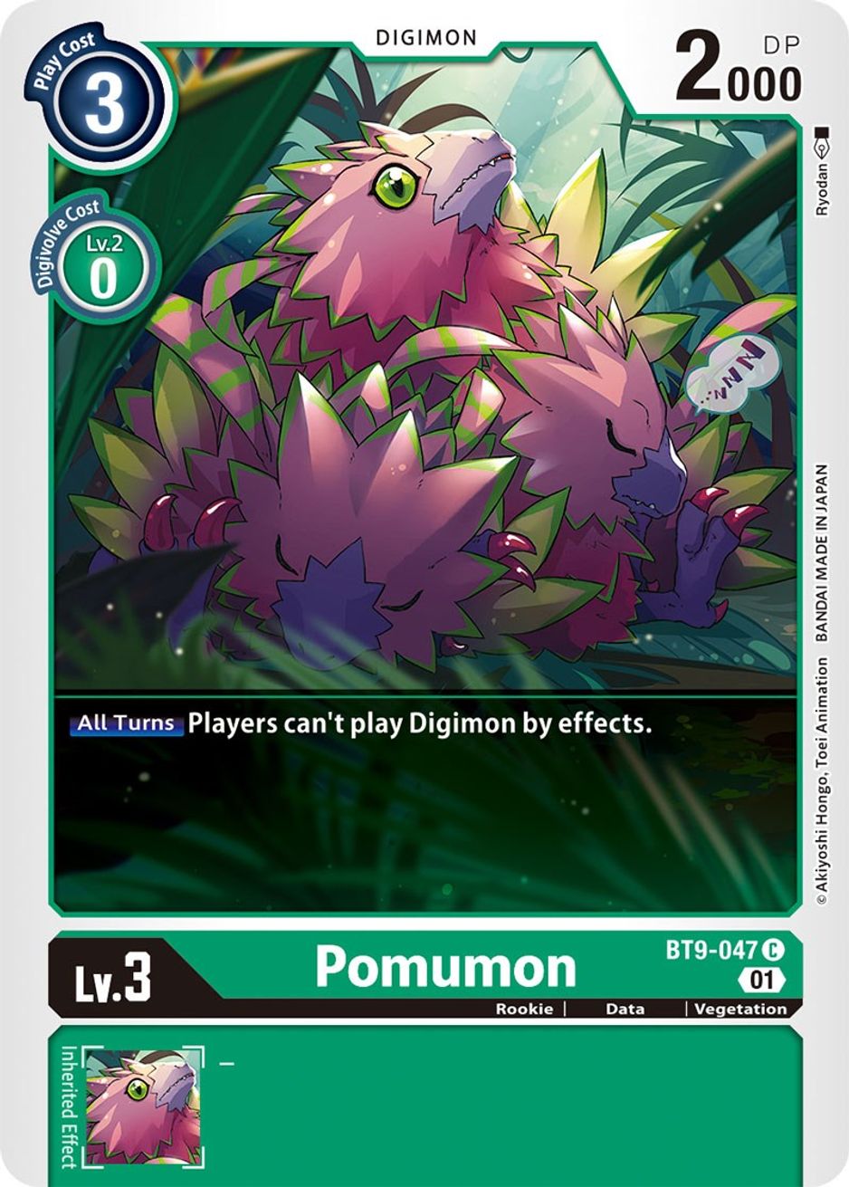 Pomumon X Record Digimon Card Game