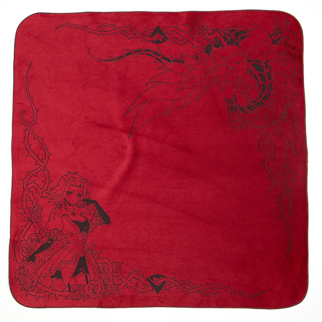 The Bloodied Rose The Black Rose Witch Playmat Pvramid Playmats