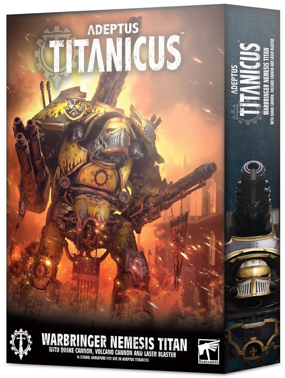 Warhammer 40K Adeptus Titanicus Warbringer Nemesis Titan with Quake Cannon Warhammer