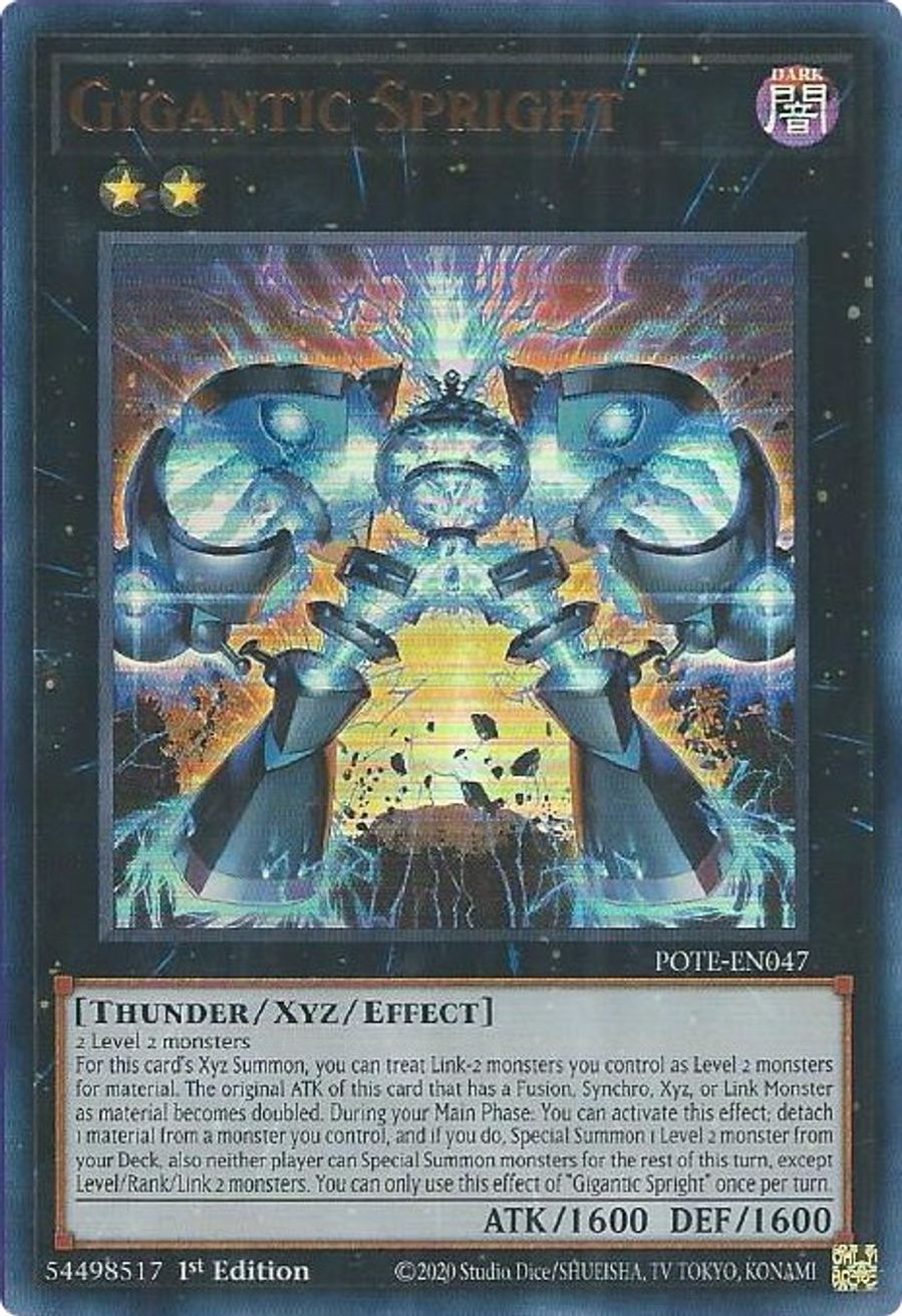 Gigantic Spright Power of the Elements YuGiOh