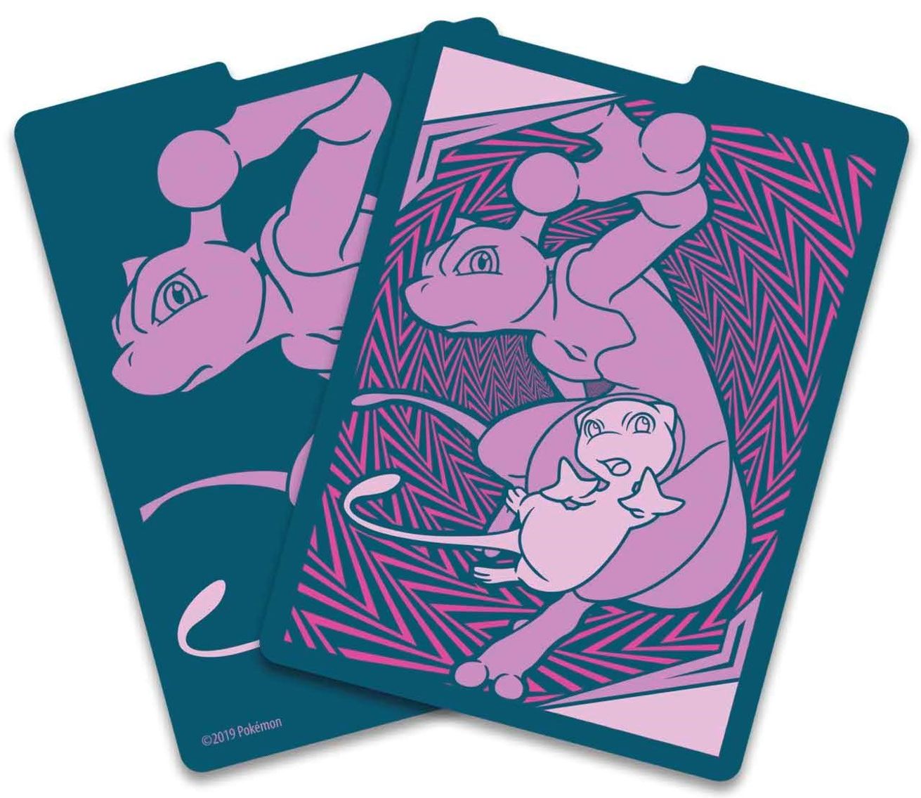 Unified Minds Card Divider Mew & Mewtwo Pokemon International Card Dividers Collectible