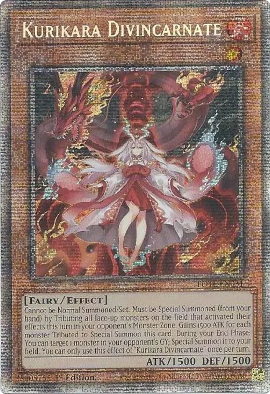 Kurikara Divincarnate (Starlight Rare) Power of the Elements YuGiOh