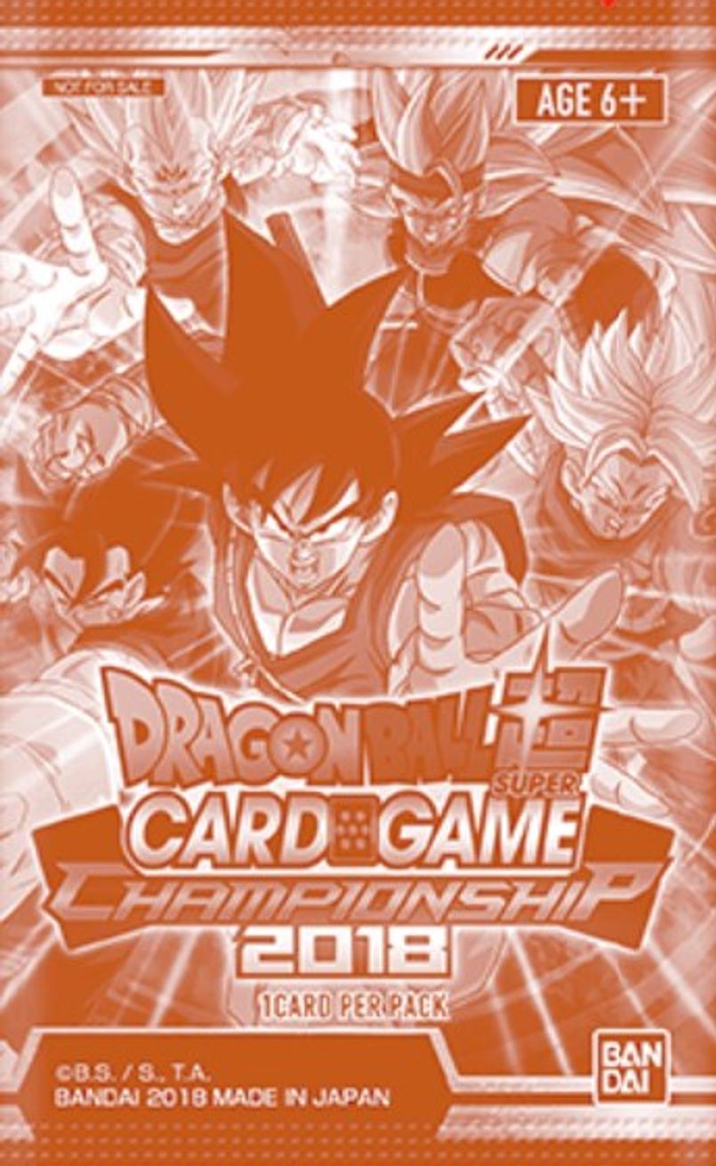 Championship Pack 2018 Promotion Cards Dragon Ball Super CCG