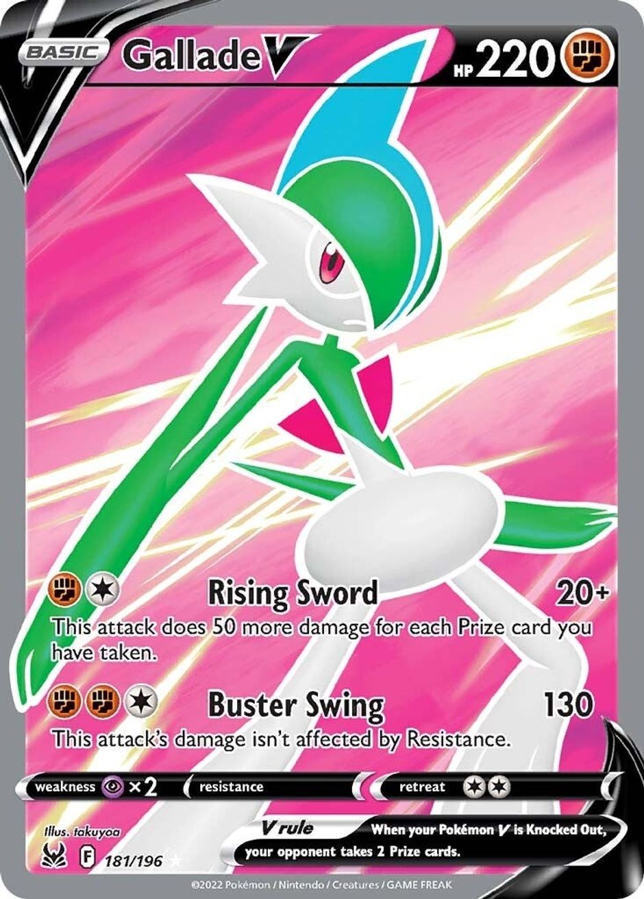 Gallade V Full Art Swsh Lost Origin Pokemon