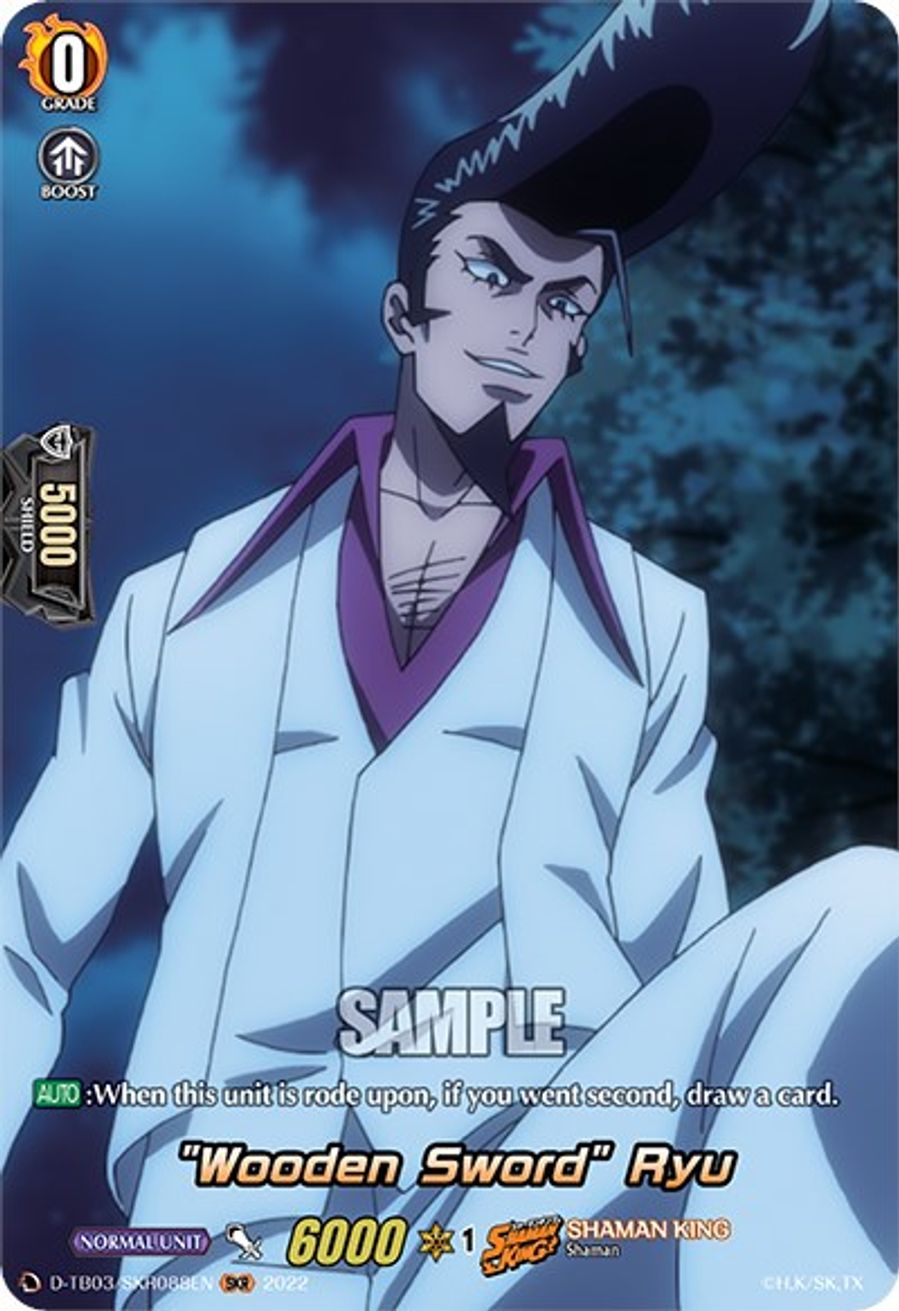 "Wooden Sword" Ryu (SKR) DTB03 Shaman King Cardfight Vanguard