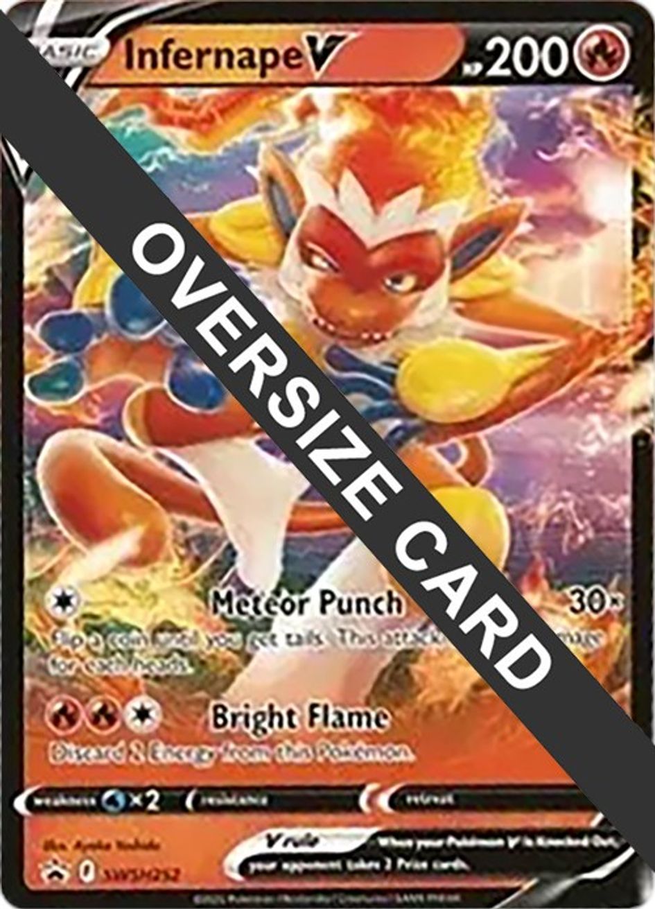 Infernape V SWSH252 Jumbo Cards Pokemon
