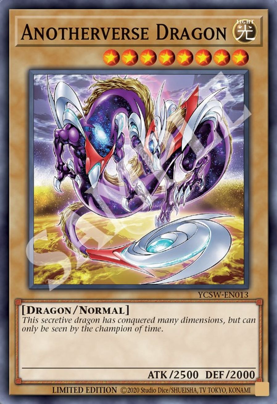 Anotherverse Dragon (SR) YuGiOh! Championship Series Prize Cards