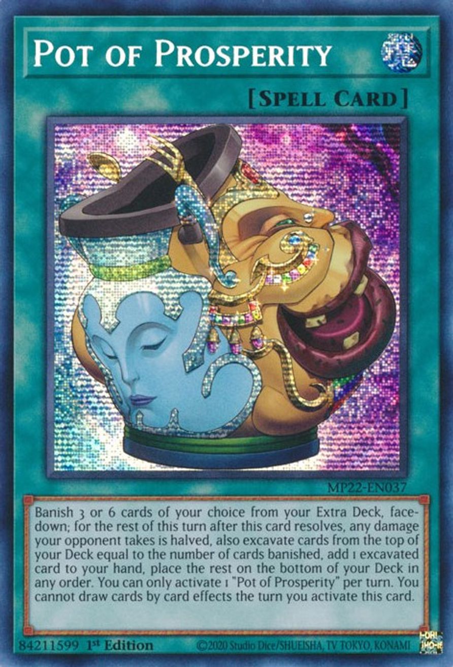 Pot of Prosperity 2022 Tin of the Pharaoh's Gods YuGiOh