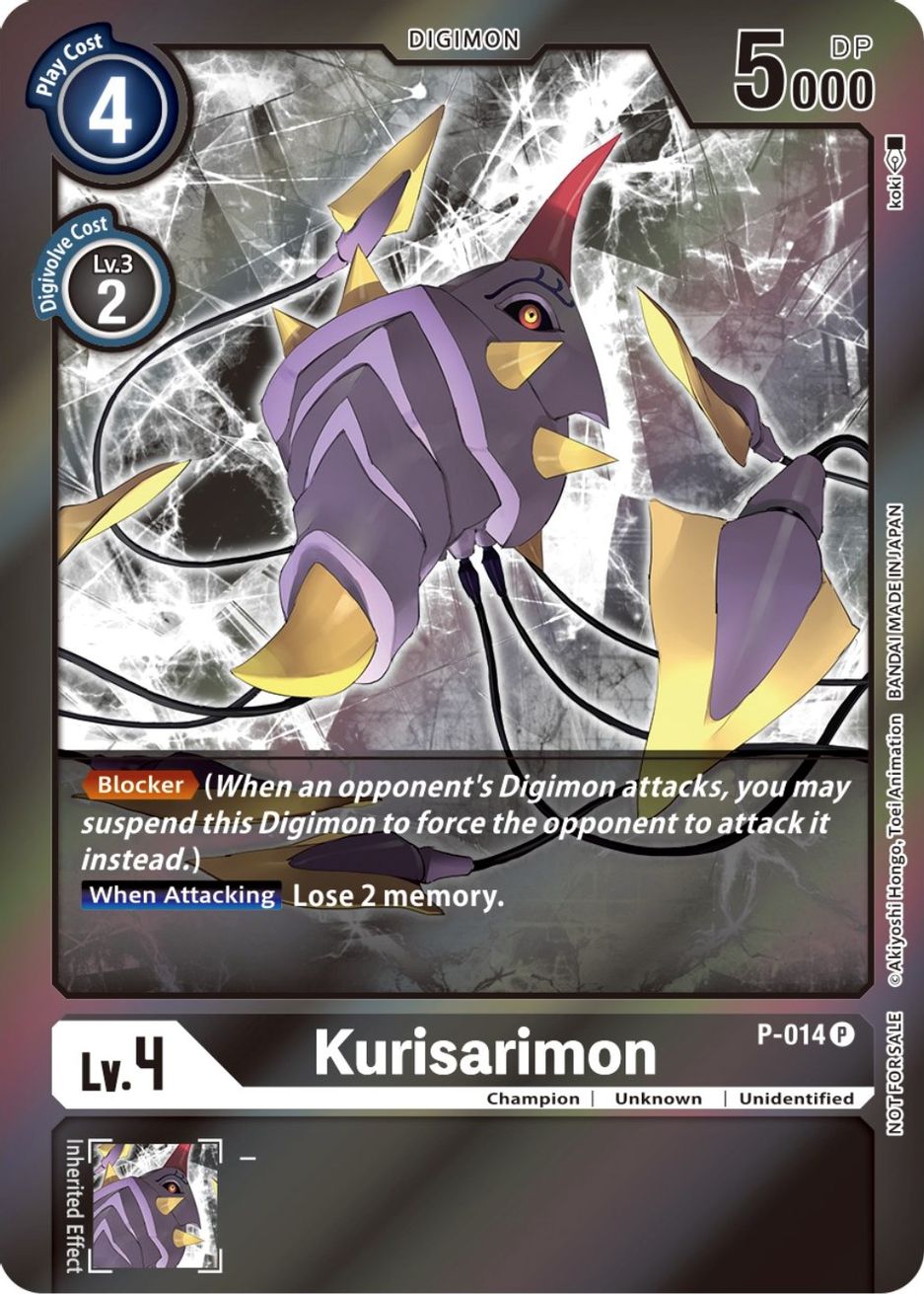 Kurisarimon P 014 Event Pack 3 Digimon Promotion Cards Digimon 