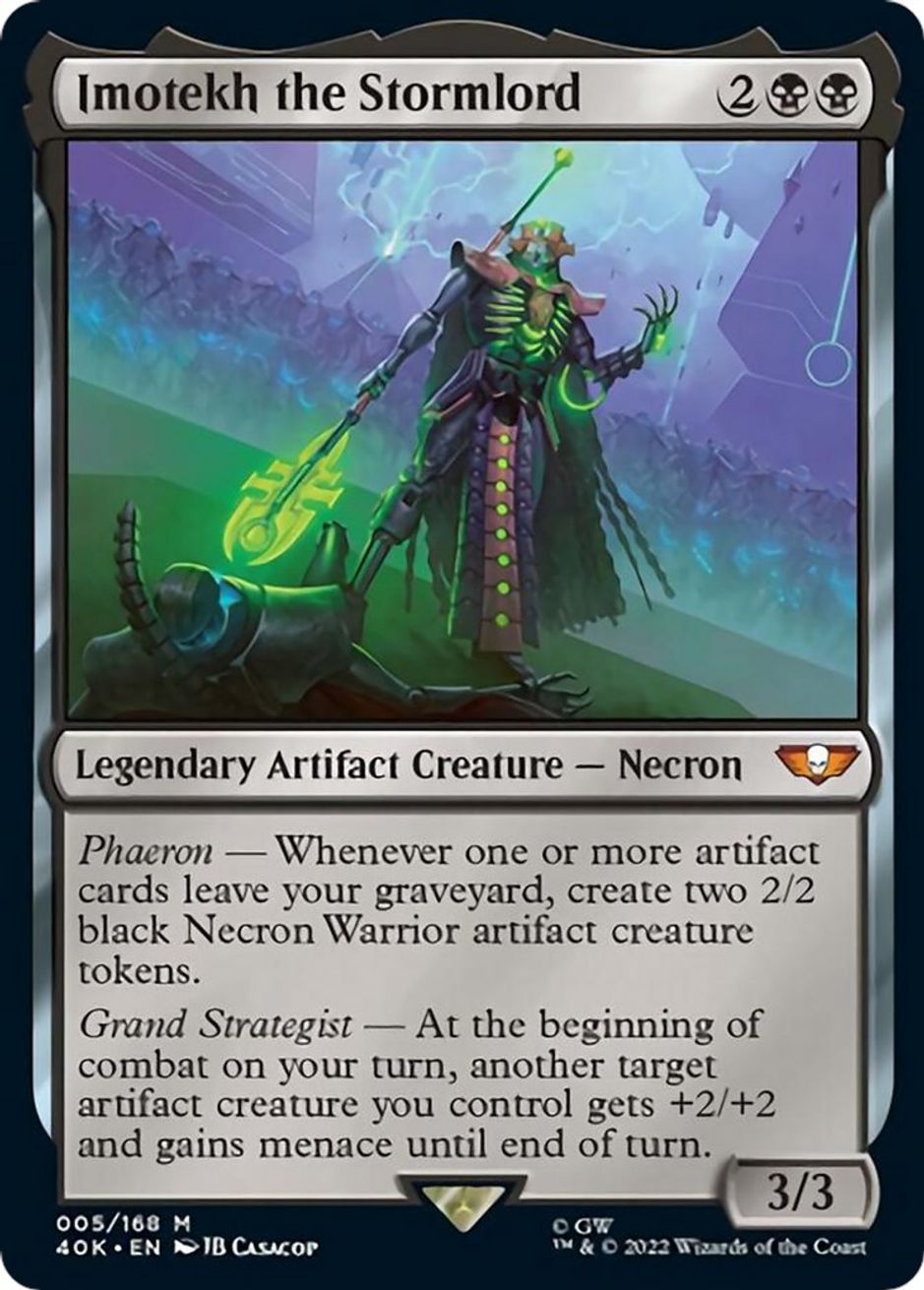 Imotekh the Stormlord (Surge Foil) - Universes Beyond: Warhammer 40,000 ...