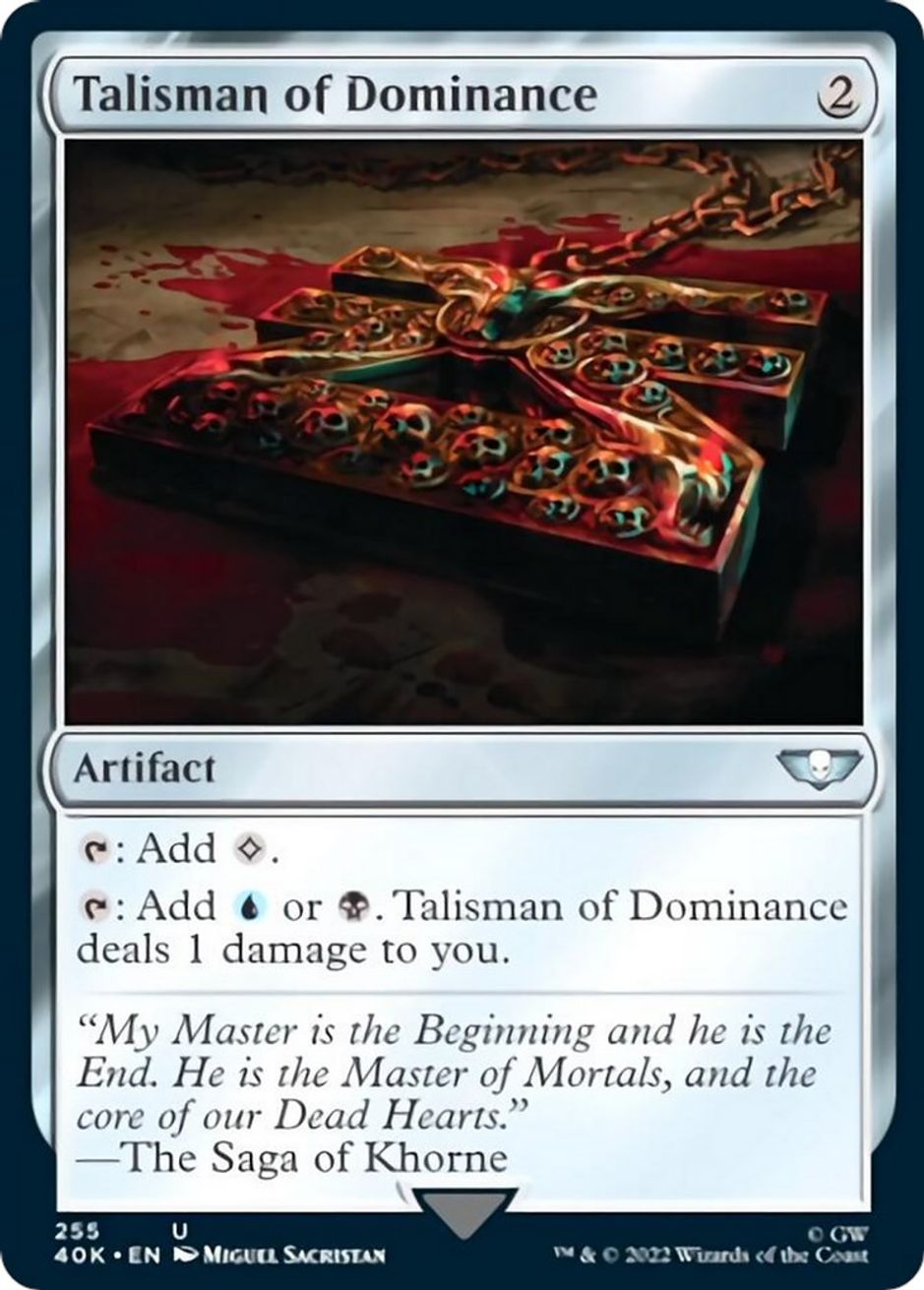 Talisman Of Dominance (255) (Surge Foil) - Universes Beyond: Warhammer ...