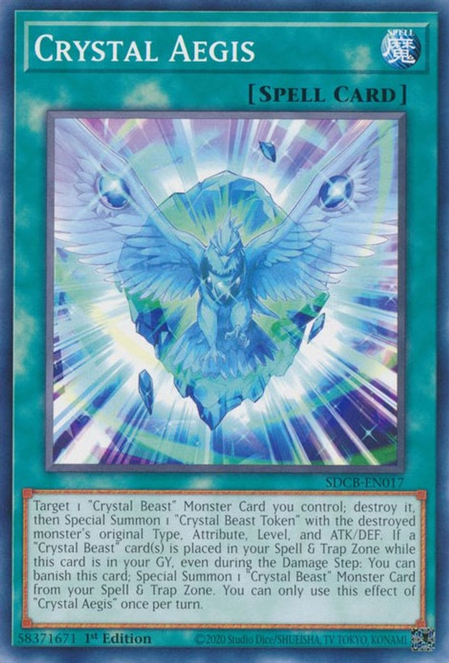 Crystal Aegis Structure Deck Legend of the Crystal Beasts YuGiOh
