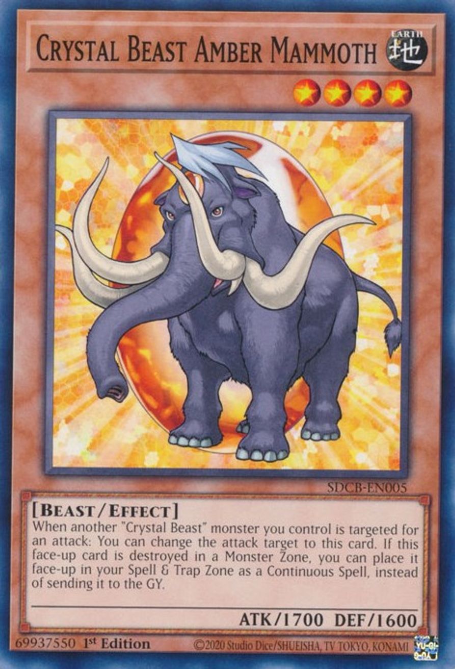 Crystal Beast Amber Mammoth Structure Deck Legend of the Crystal