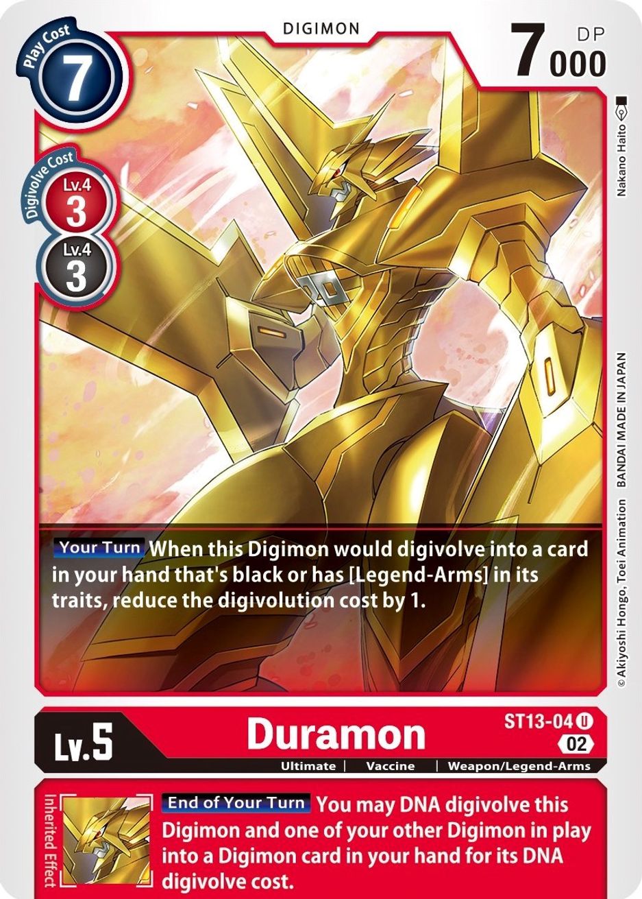 Duramon - Starter Deck 13: Ragnaloardmon - Digimon Card Game