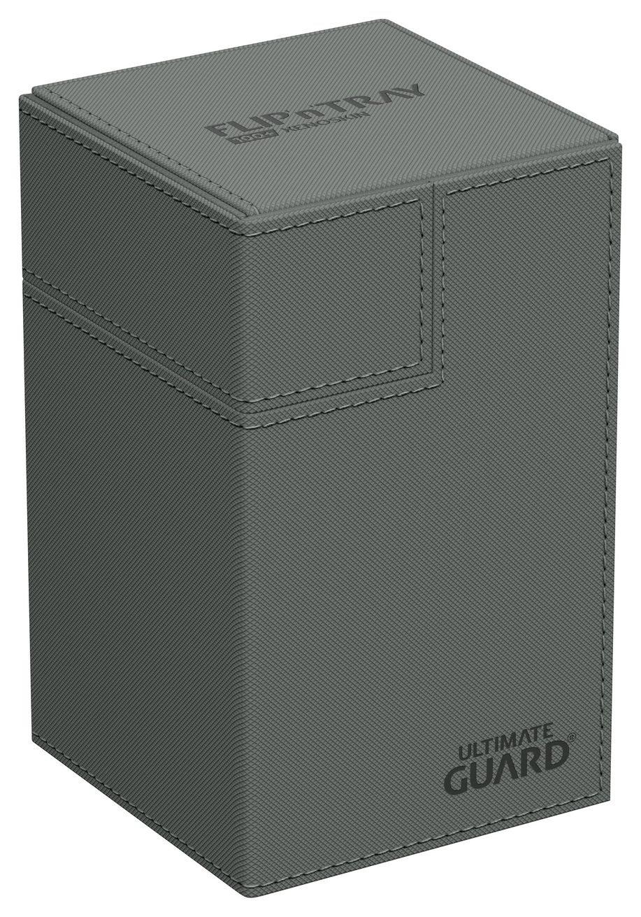 Flip 'n' Tray XenoSkin Monocolor Grey (Holds 100+) Ultimate Guard Deck Boxes Deck Boxes