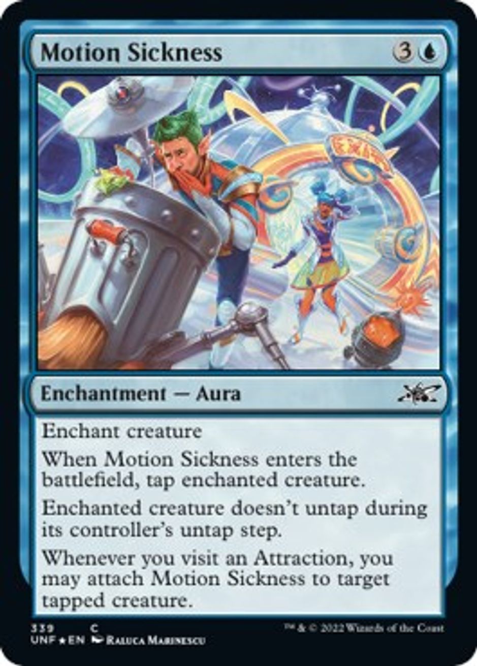 Motion Sickness (Galaxy Foil) Unfinity Magic The Gathering