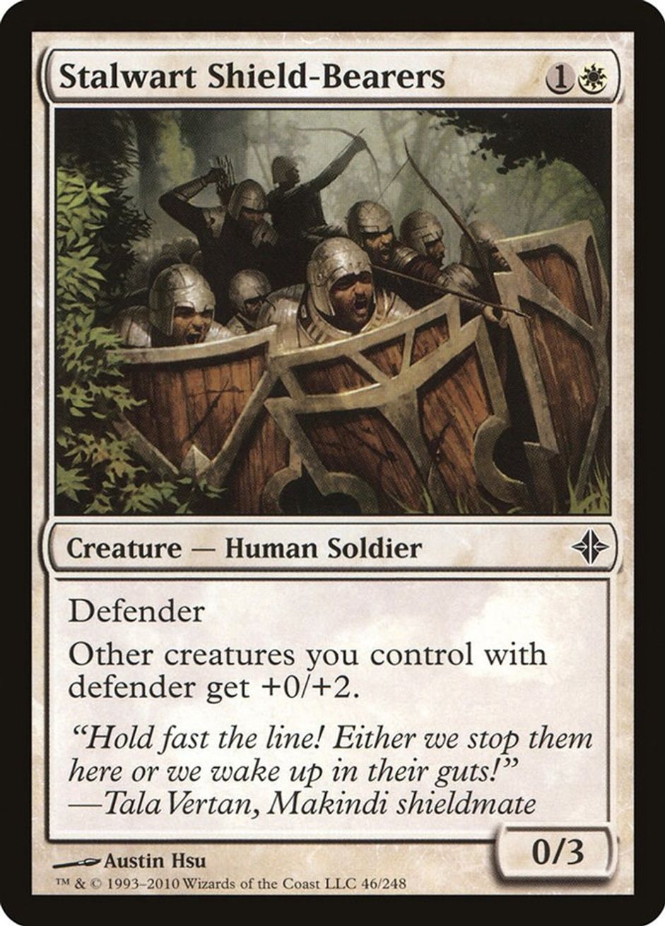Magic: The Gathering – Stalwart Shield-Bearers (Portatori Di Scudo Risoluti) – Rise Of The Eldrazi – Carta Comune - 4