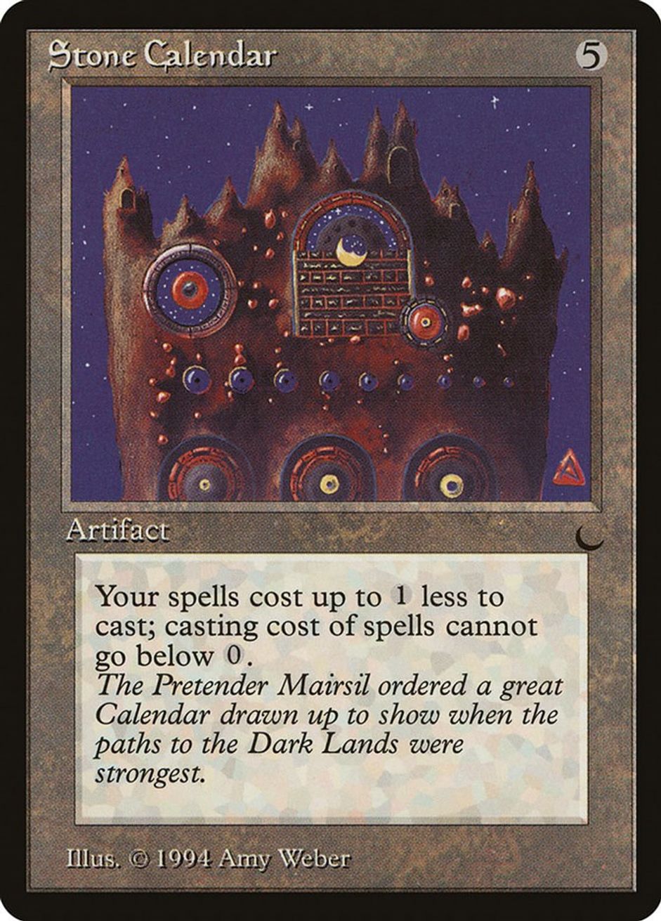 Stone Calendar The Dark Magic The Gathering