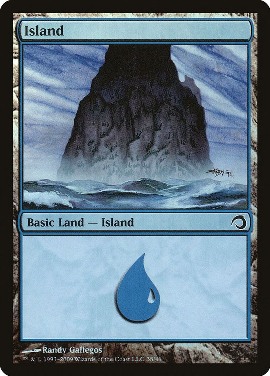 Island (38) Premium Deck Series Slivers Magic The Gathering