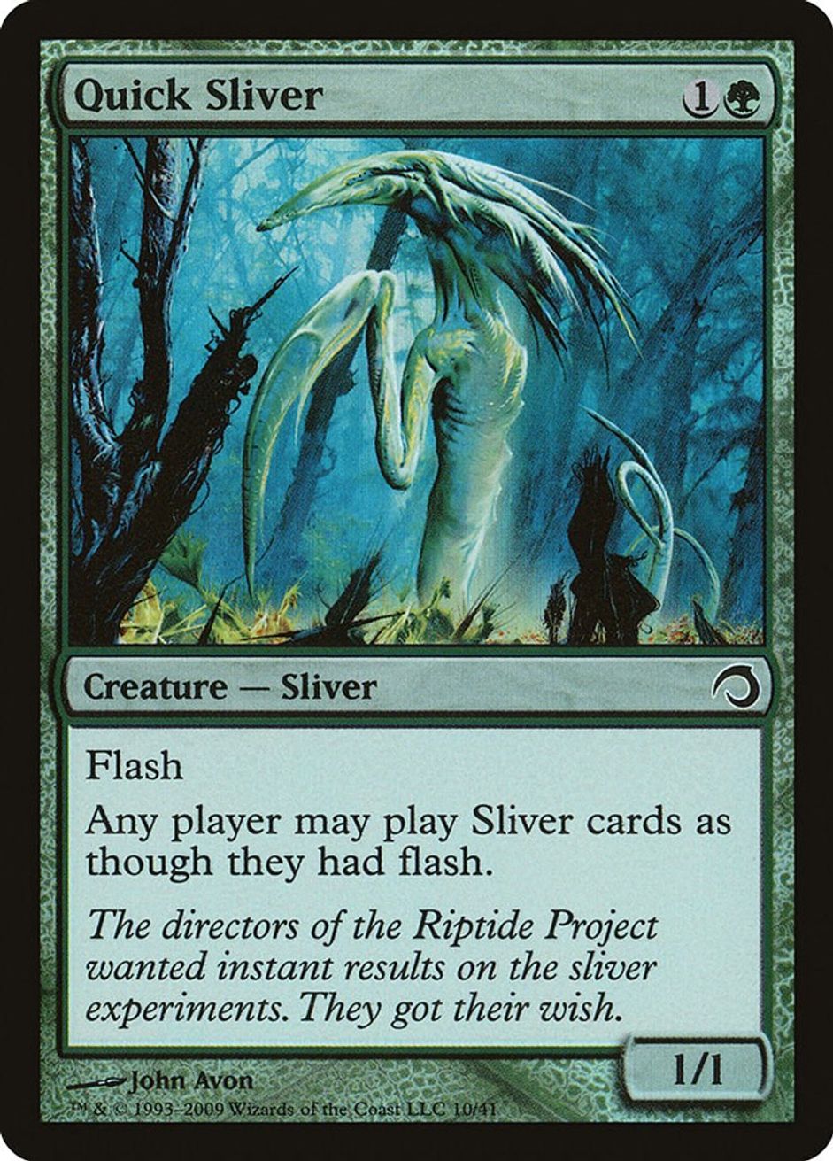 Quick Sliver Premium Deck Series Slivers Magic The Gathering