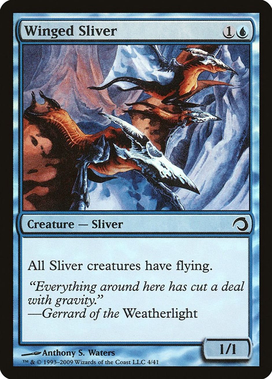 Winged Sliver Premium Deck Series Slivers Magic The Gathering