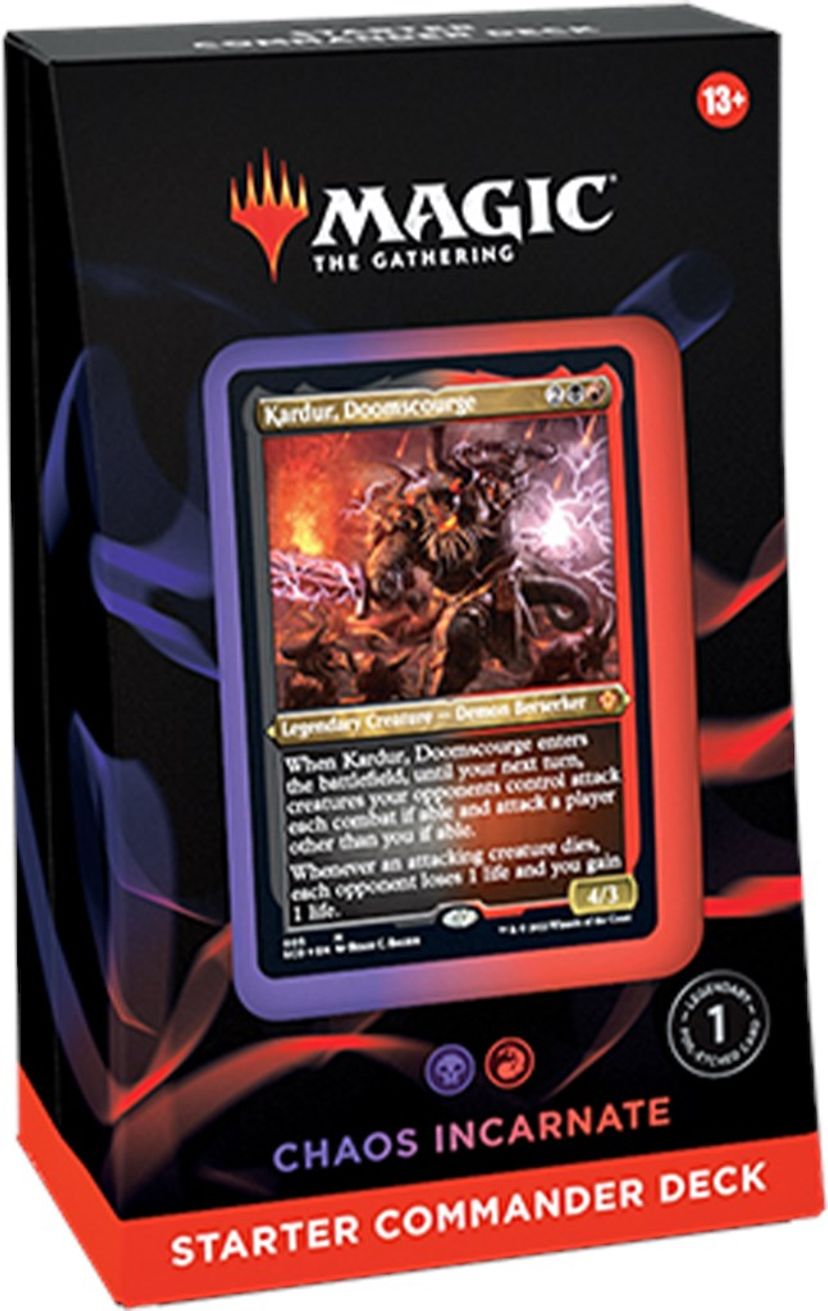 Starter Commander Deck - Chaos Incarnate - Starter Commander Decks ...