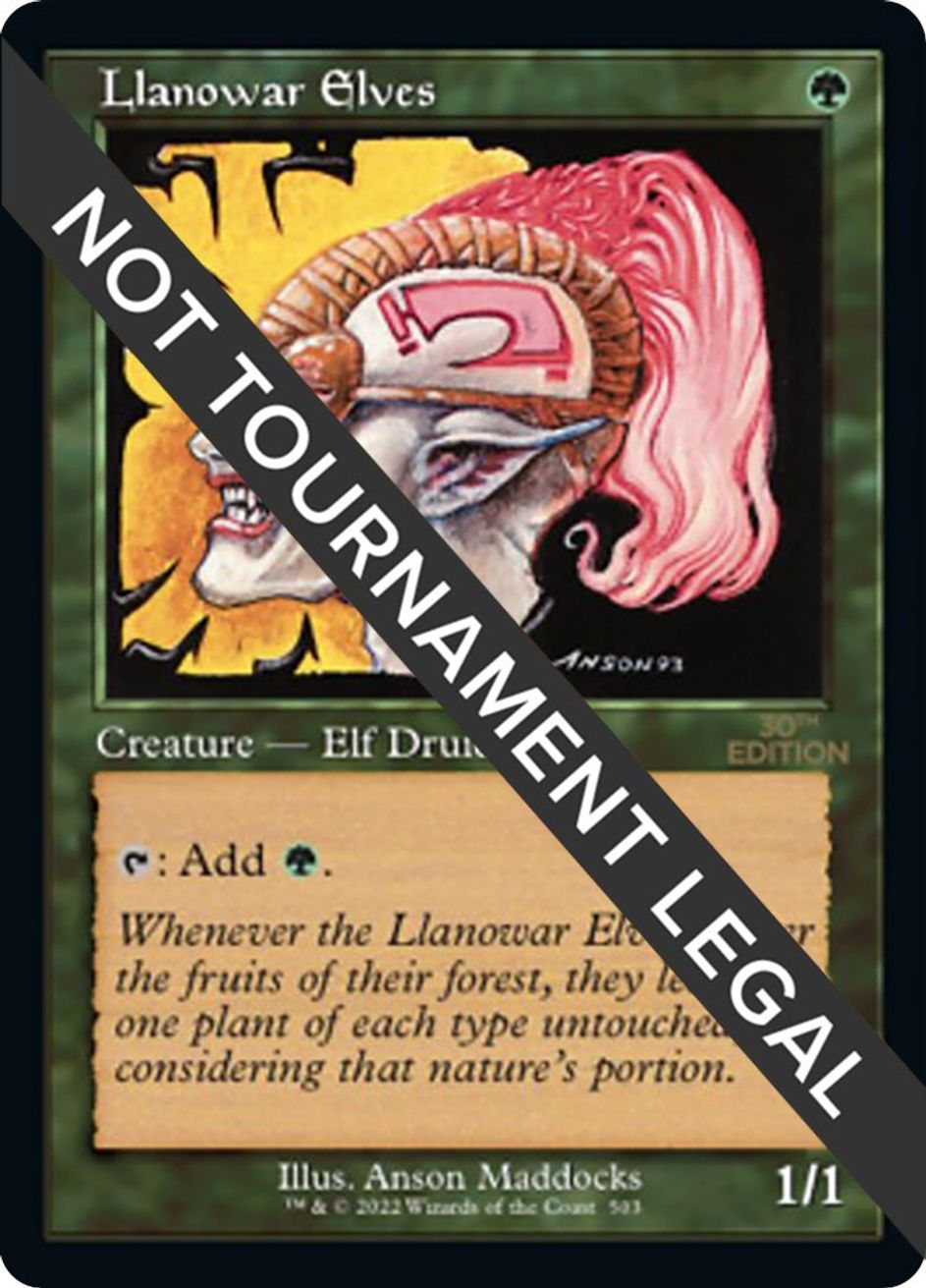 Llanowar Elves [Beta Edition]