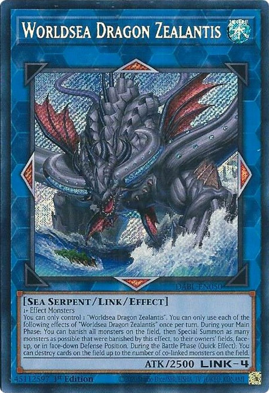 Worldsea Dragon Zealantis Darkwing Blast YuGiOh