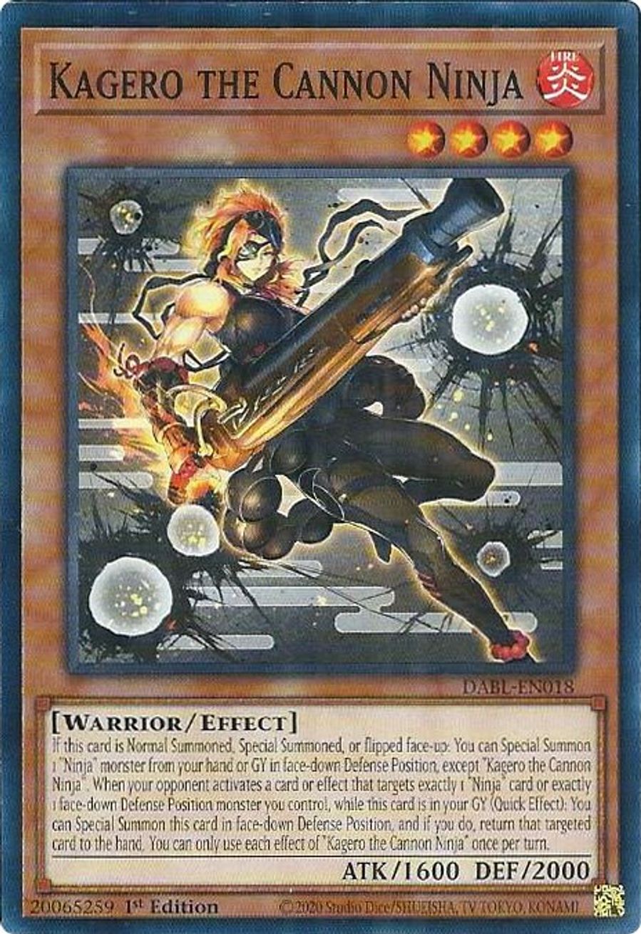 Kagero The Cannon Ninja Darkwing Blast Yugioh 7793