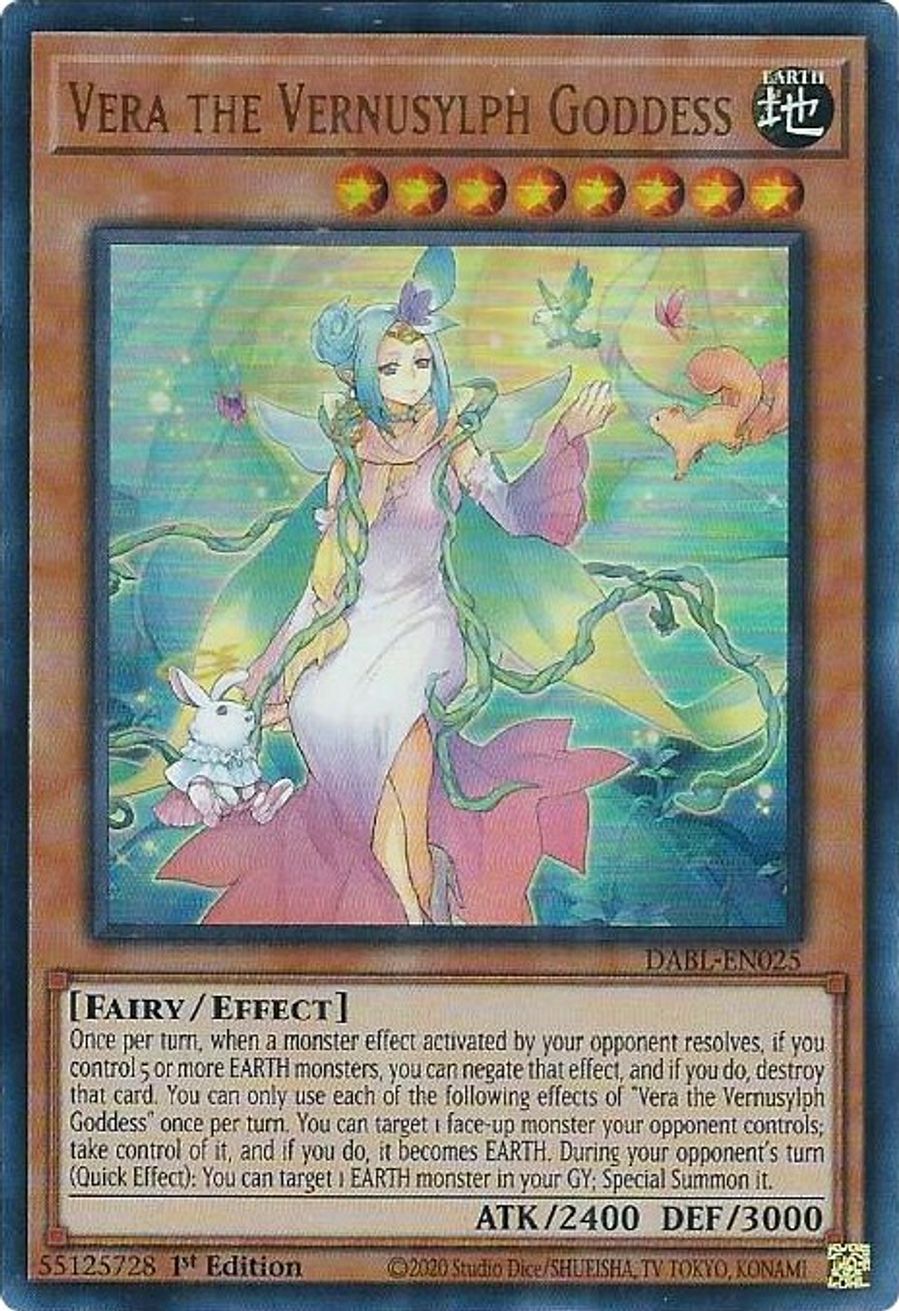 Vera The Vernusylph Goddess Darkwing Blast Yugioh