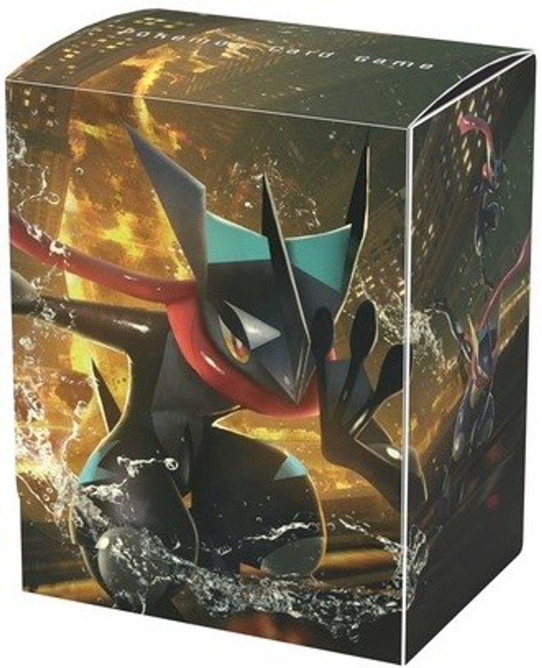Deck Box Portacarte Pokémon Greninja - Scatola Rigida Per 75 Carte Con Divisorio