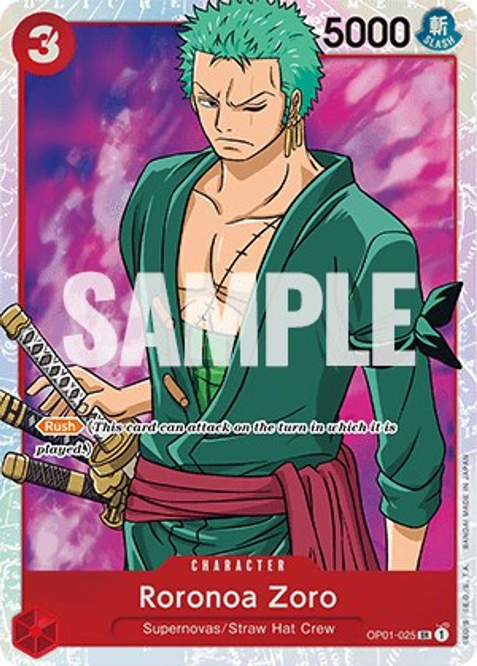 Roronoa Zoro (025) - Romance Dawn - One Piece Card Game