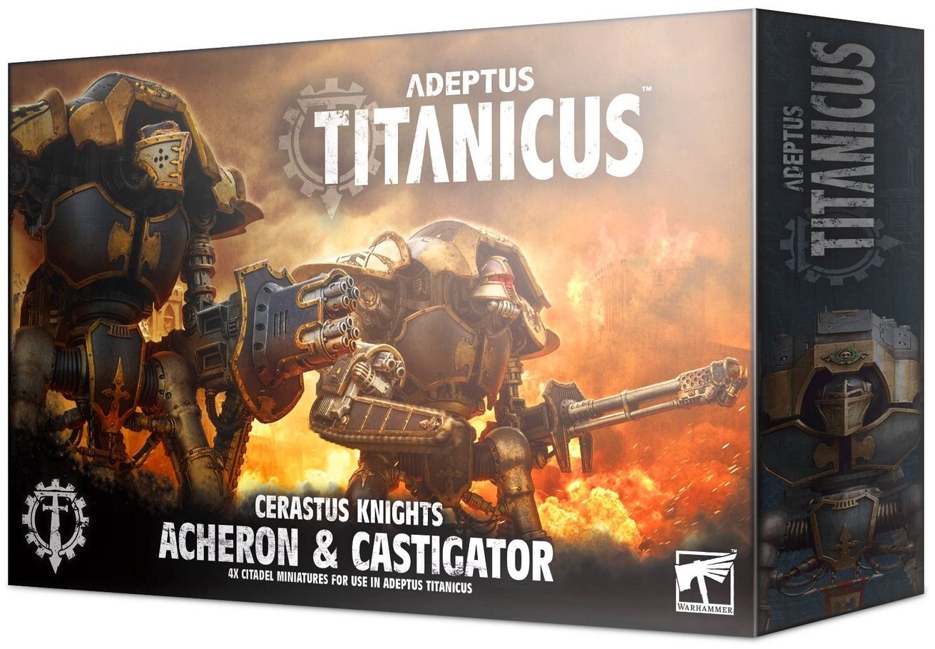Warhammer 40K Adeptus Titanicus Cerastus Knights Acheron and Castigator Warhammer Plastic
