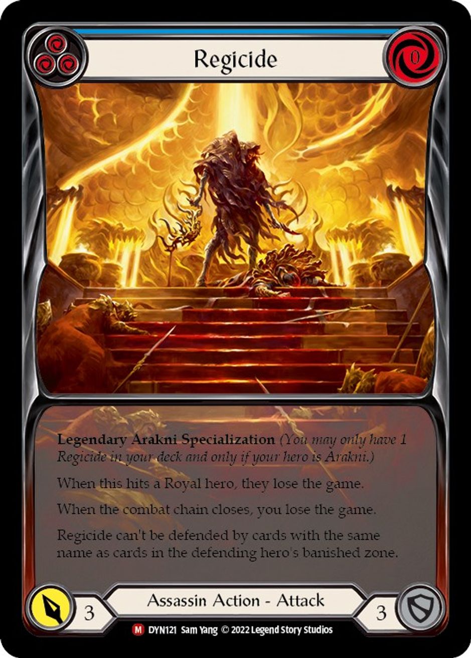 Regicide (Extended Art) - Dynasty - Flesh And Blood TCG