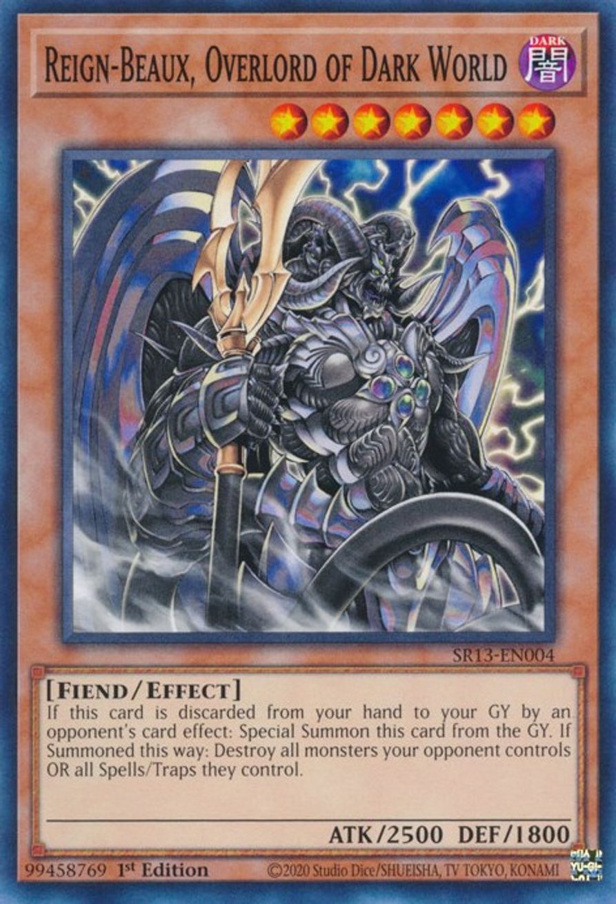 Reign Beaux Overlord Of Dark World Structure Deck Dark World Yugioh 4349