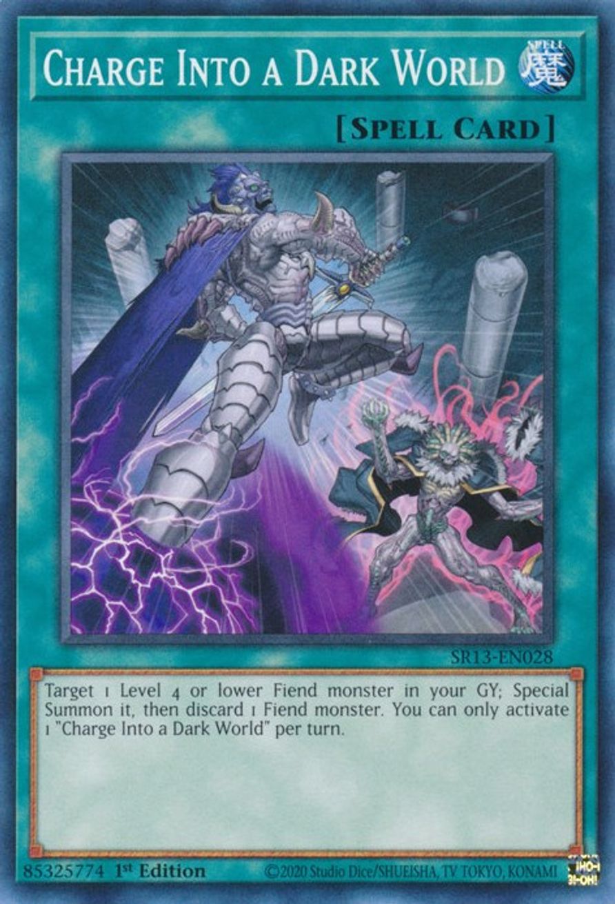 Charge Into A Dark World Structure Deck Dark World Yugioh 9456