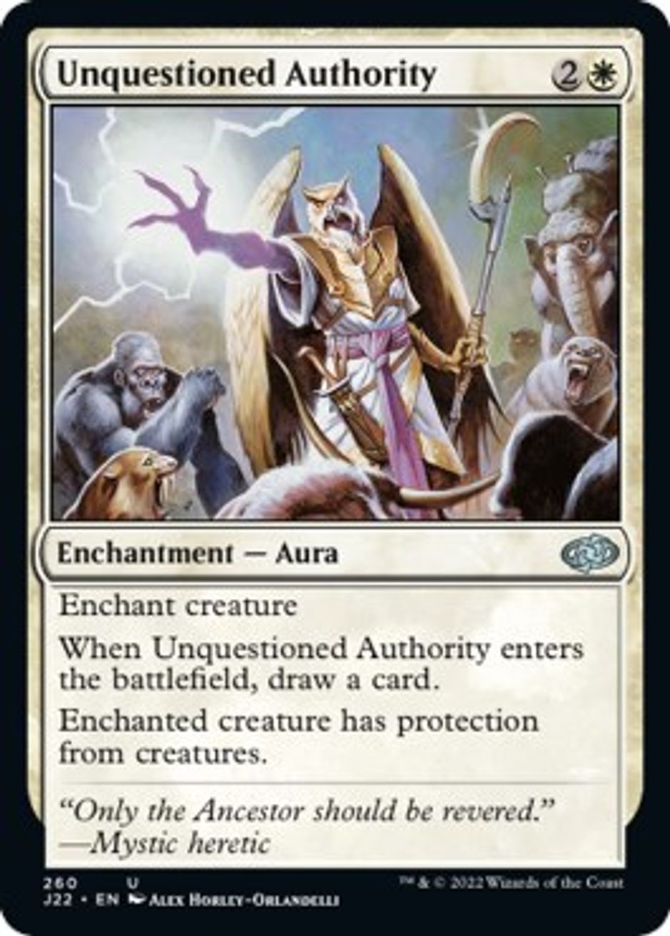 unquestioned-authority-jumpstart-2022-magic-the-gathering