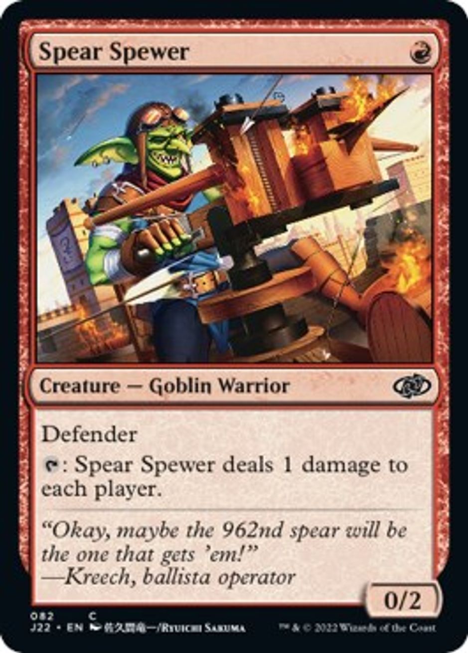 Spear Spewer Jumpstart 2022 Magic The Gathering