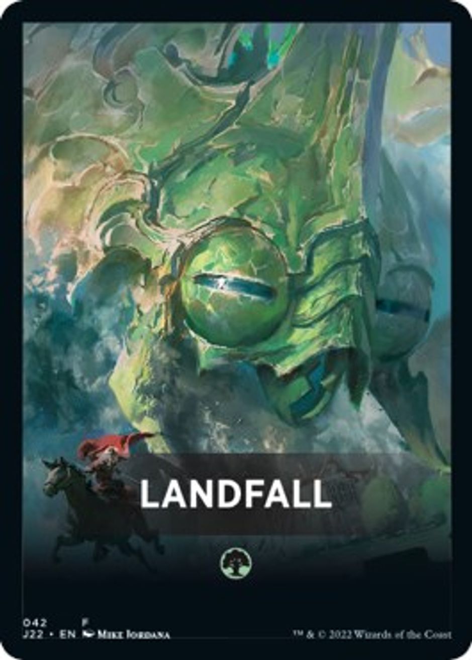 Landfall Theme Card Jumpstart 2022 Magic The Gathering