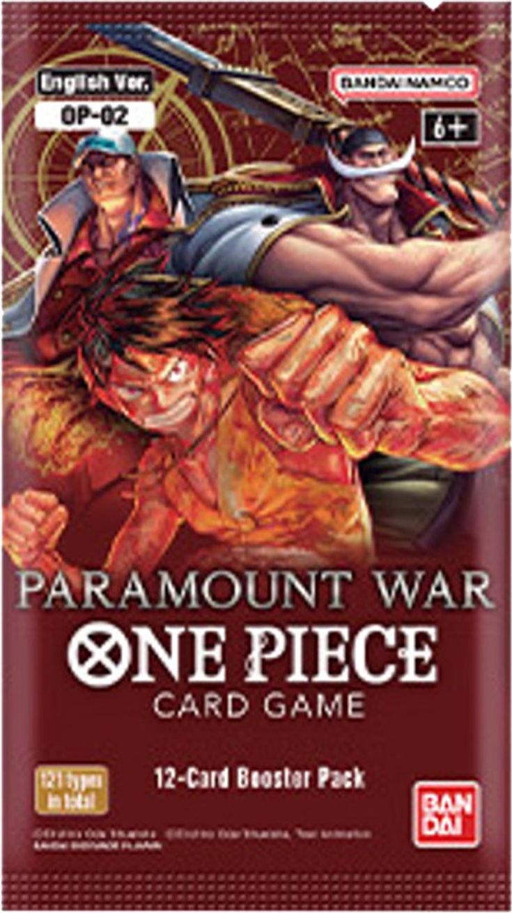 Paramount War Booster Pack Paramount War One Piece Card Game
