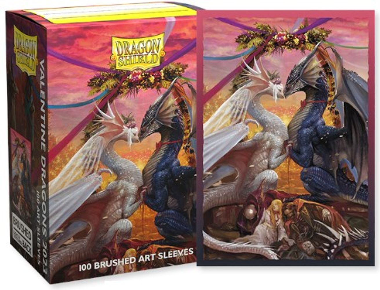 Dragon Shield 2023 Limited Edition Art Sleeves Valentine Dragons (100