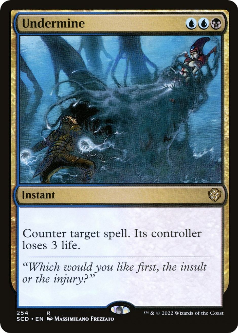 Undermine - Starter Commander Decks - Magic: The Gathering