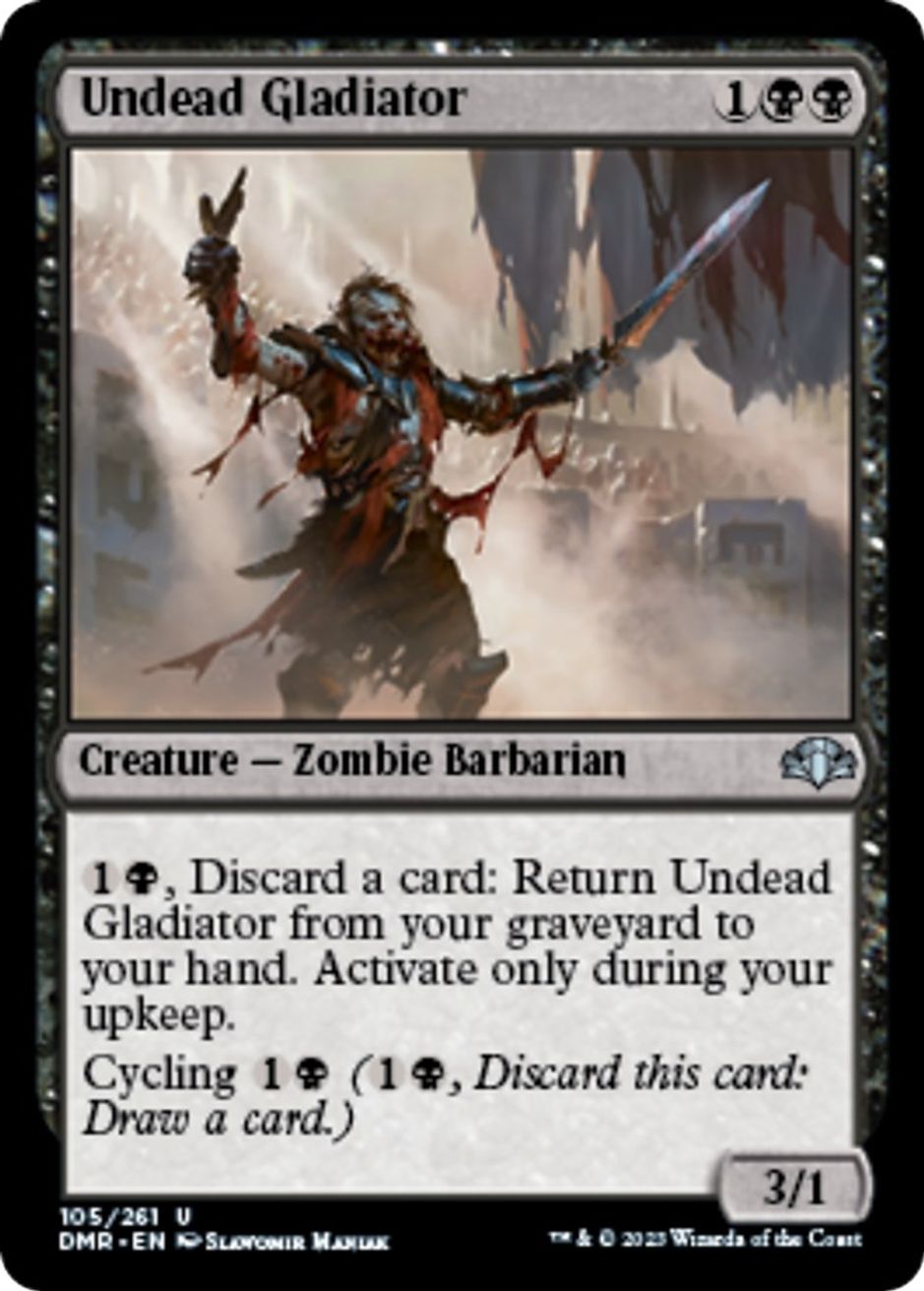 Undead Gladiator - Dominaria Remastered - Magic: The Gathering