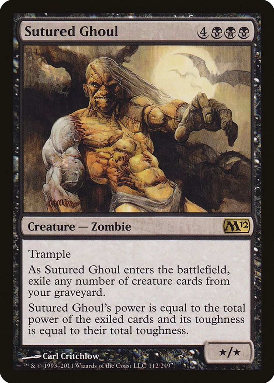 Sutured Ghoul - Magic 2012 (M12) - Magic: The Gathering