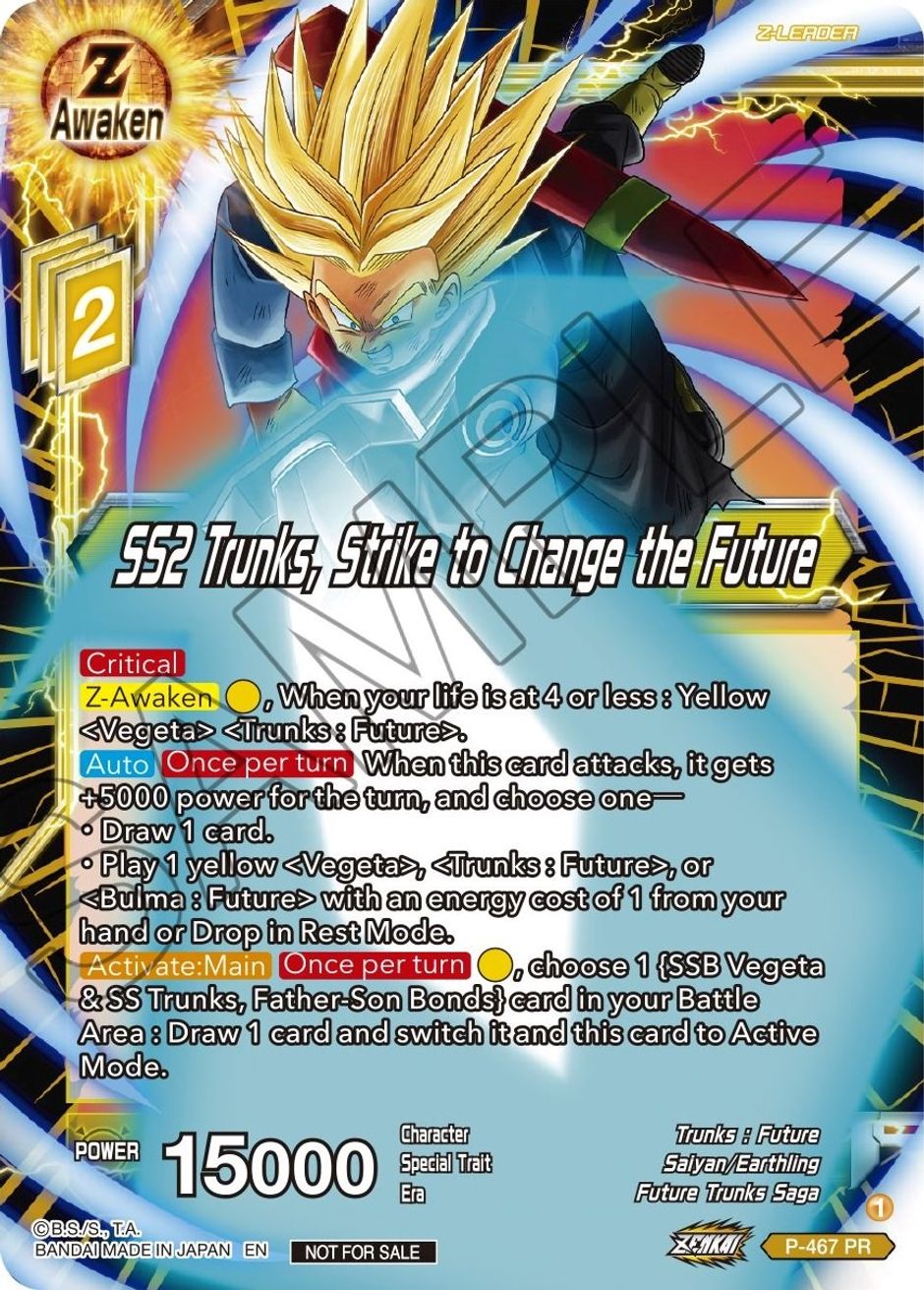 SS2 Trunks, Strike to Change the Future (Z03 Dash Pack) Promotion