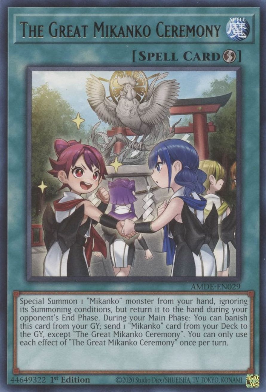 The Great Mikanko Ceremony Amazing Defenders YuGiOh