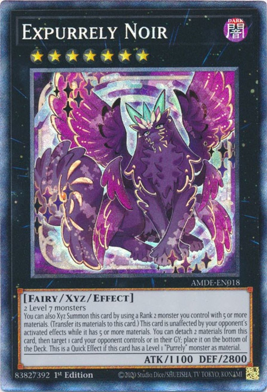 Expurrely Noir (CR) Amazing Defenders YuGiOh