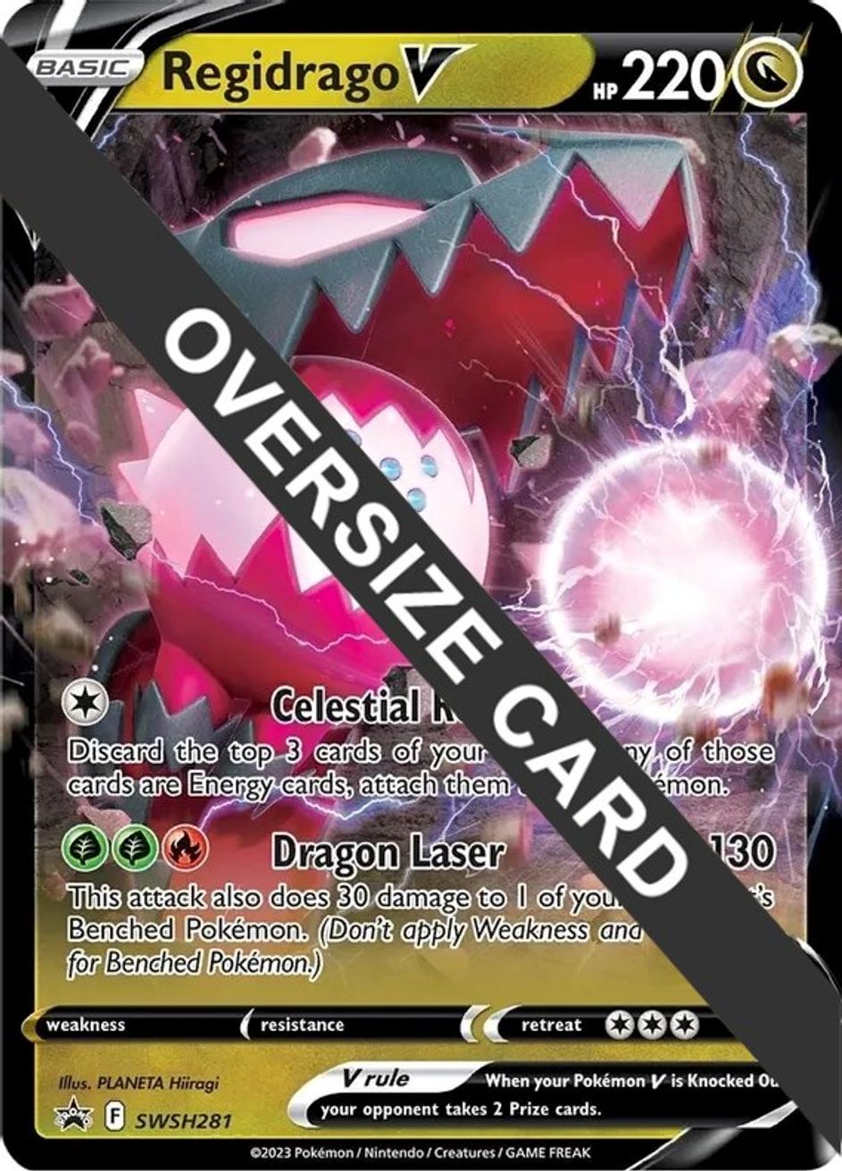 Regidrago V - SWSH281 - Jumbo Cards - Pokemon