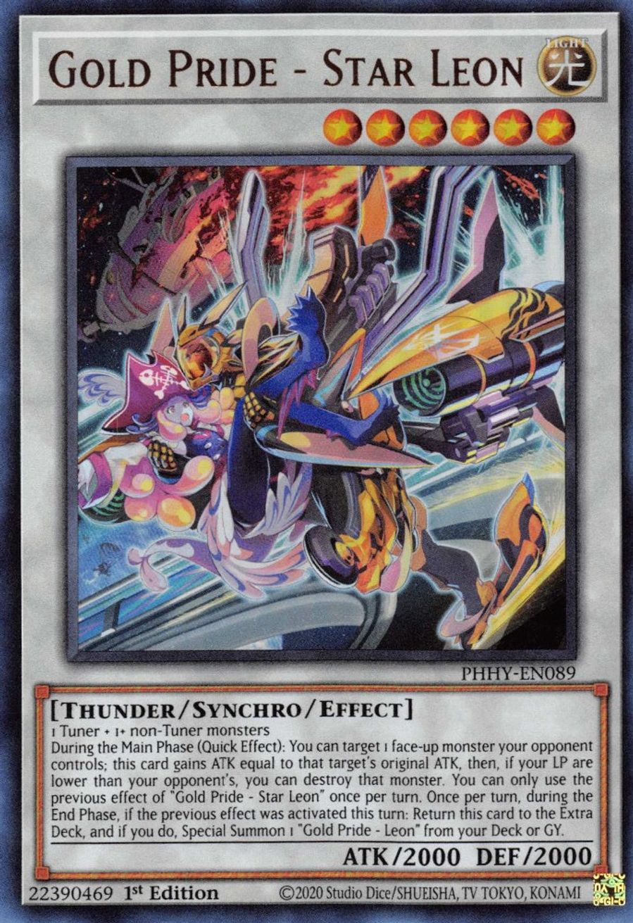 Gold Pride Star Leon Photon Hypernova Yugioh