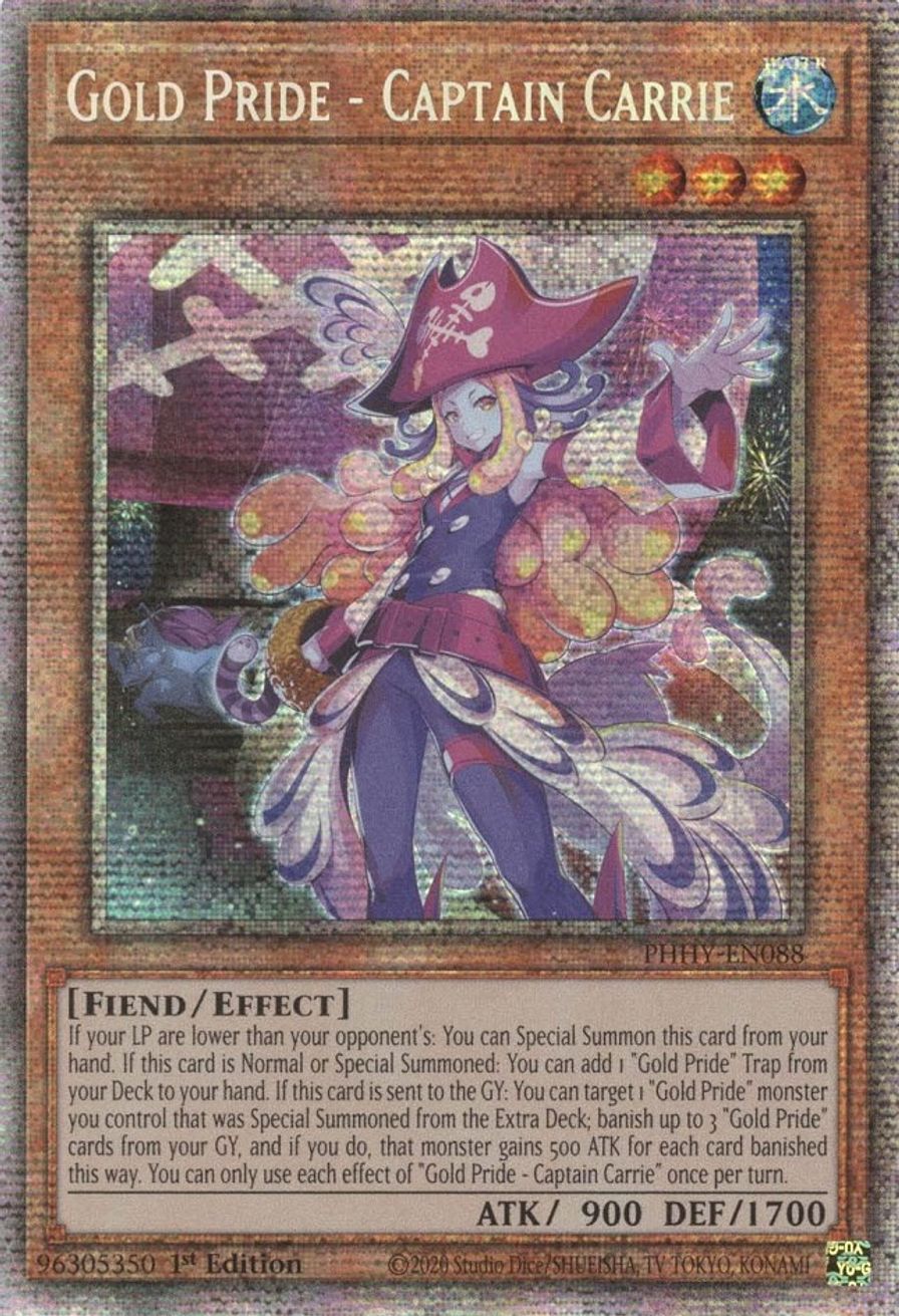 Gold Pride Captain Carrie Starlight Rare Photon Hypernova Yugioh